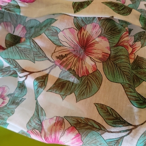 ♥️hm  tunic size M floral print and summer, beach, boho, - Picture 9 of 16